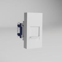 Модульная розетка Ethernet RJ-45 Werkel белый W1281101 4690389211751