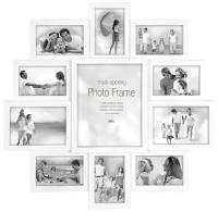 Фоторамка Innova PI04871 Ф/рамка 11 фото 1 x 20*25, 2 x 13*18, 8 x 10*15 Maggiore XXI белая, пластик (5/80) Б0029774