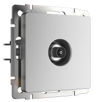 ТВ розетка Werkel серебряный матовый W1183065 4690389195631