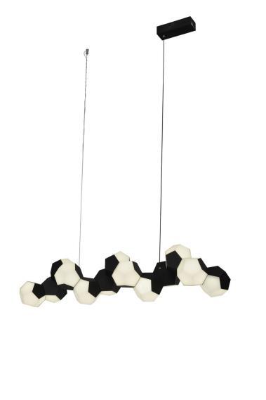 Люстра подвесная Alfa Light F3924-44 black 86W 95*25*H1 20