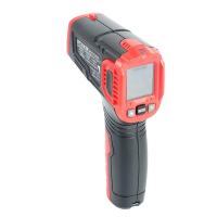 Дистанционный измеритель температуры (пирометр), 2 батареи тип ААА 1,5В, черный/красный MTM HT650A 49998