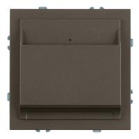 Выключатель карточный (механизм) Stekker 250В 40А Эмили RSW40-5114-09 антрацит soft touch 50701