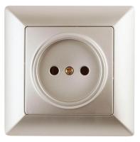 Розетка ЭРА Intro Solo 2P 16A 250V шампань 4-201-04 Б0043308 Розетка ЭРА Intro Solo 2P 16A 250V шампань 4-201-04 Б0043308