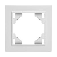Рамка 1-постовая Stekker Эрна белый PFR00-9001-01 39623