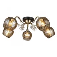 Потолочная люстра IMEX MD.4044-5-S AB+BK