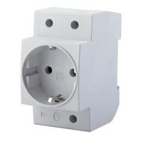 Розетка на DIN-рейку 2P+PE Feron Stekker с/з 16A 250V серая PST16901401 39171 Розетка на DIN-рейку 2P+PE Feron Stekker с/з 16A 250V серая PST16901401 39171