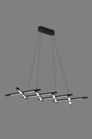 Люстра подвесная Alfa Light F3924-01 black 80W 120*37*H 120