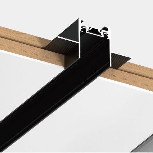 Шинопровод магнитный встраиваемый Italline Kreator IT09-9021 black