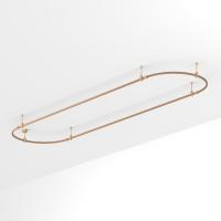 Основание ART-APRIORI-OVAL-ROD-200-4000x1000 (GD) Arlight 054527