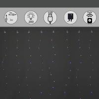 Cветодиодная гирлянда Sneha занавес Роса разноцветный настраиваемый контроллером A-973 MIX