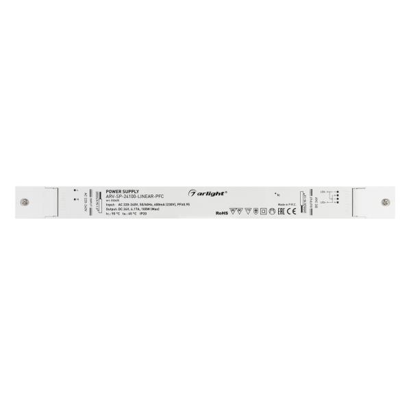 Блок питания Arlight ARV-SP-24100-Linear-PFC 24V 100W IP20 4,17A 032625