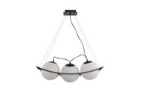 Люстра подвесная Alfa Light F3524-06 White+Black E27*3