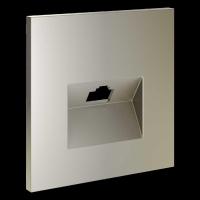 Накладка для розетки компьютерной RJ45 кат.6, S70 (шелк) Voltum VLS001304