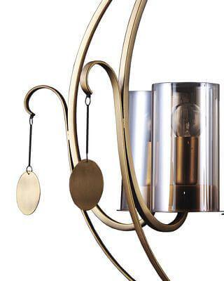 Подвесная люстра Lumien Hall Илис 3303/5H-AB-SNGD-CGC