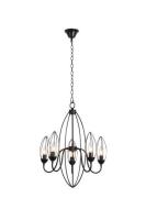 Люстра подвесная Alfa Light F3524-01 Black E14*5