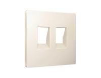 Лицевая панель для компьютерной/ телефонной двойной розетки Ambrella Volt AP3321