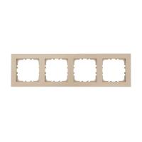 Рамка 4-постовая LK Studio (шампань) LK80 FLAT, 844406-1