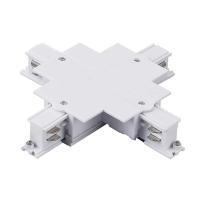 Соединение крестовое встраиваемое с подводом питания к треку 5030xx-R Quattro Lightstar 503146-R