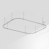 Шинопровод подвесной Arlight Art-Apriori-Rectangle-Soft-Rod-800-4500X3500 048542