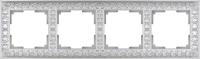 Рамка Werkel Antik на 4 поста жемчужный WL07-Frame-04 4690389063527
