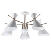 Потолочная люстра IMEX MD.0702-5-S WH+FGD