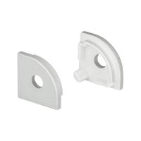 Набор заглушек Arlight SL-Kant-H16 Round с отверстием 024483 Набор заглушек Arlight SL-Kant-H16 Round с отверстием 024483