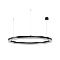 Подвесная светодиодная люстра Arlight SP-DIAMOND-R650-36W Warm3000 (BK, 45 deg, 230V, TRIAC) 054473