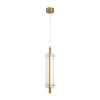 Подвесной светодиодный светильник Indigo Vitreo 11067/A/1P Brass V000173L