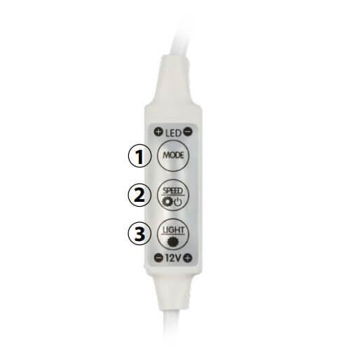 Контроллер для светодиодных одноцветных лент 12В Volpe ULC-Q510 Dim UL-00002278 Контроллер для светодиодных одноцветных лент 12В Volpe ULC-Q510 Dim UL-00002278