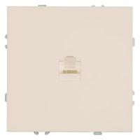 Розетка компьютерная 1-местная RJ-45 (механизм) Эмили, RST00-5117-08, кашемир, soft touch 49899