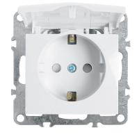 Розетка Feron Stekker Эрна с/з 16A 250V с крышкой защитной шторкой белый PST16-9112-01 39319 Розетка Feron Stekker Эрна с/з 16A 250V с крышкой защитной шторкой белый PST16-9112-01 39319