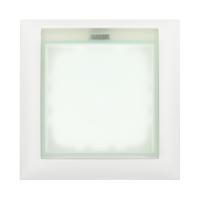 Рамка LK Studio универсальная защитная с крышкой для выключателей и розеток (белый) 869104-1