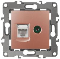 Розетка комбинированная RJ45+TV ЭРА 12 12-3110-14 Б0027449 Розетка комбинированная RJ45+TV ЭРА 12 12-3110-14 Б0027449