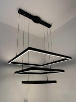 Люстра подвесная Alfa Light F3924-54 black 150W 80*80*H1 50