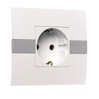 Розетка 2К+З Mono Electric Eсо 16A 250V винтовое подключение белый 101-010107-117 Розетка 2К+З Mono Electric Eсо 16A 250V винтовое подключение белый 101-010107-117