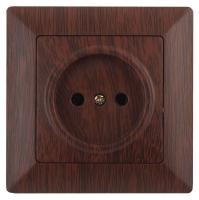 Розетка ЭРА Intro Solo 2P 16A 250V венге 4-201-10 Б0043310 Розетка ЭРА Intro Solo 2P 16A 250V венге 4-201-10 Б0043310