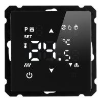 Терморегулятор Wi-Fi (механизм), Stekker, 250В, 3500Вт Катрин, GLS00-7119-05, черный 50375