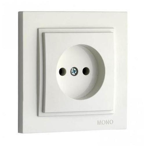 Розетка 2К Mono Electric Despina 16A 250V винтовое подключение жемчуг 102-252522-116 Розетка 2К Mono Electric Despina 16A 250V винтовое подключение жемчуг 102-252522-116