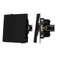 Механизм выключателя одноклавишный проходной SWT-TENDO-MKP1-SFPL-BK (230V, 10A) Arlight 054579
