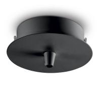 Основание для светильника Ideal Lux Rosone Metallo 1 Luce Nero 123295 Основание для светильника Ideal Lux Rosone Metallo 1 Luce Nero 123295