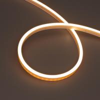Светодиодная лента герметичная WAVE-SIDE-PU-A120-06x12mm 24V Warm2700 (8 W/m, IP68, 5m, wire x2) Arlight 052420