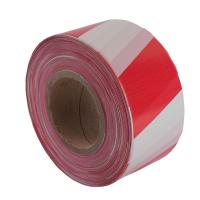 Лента оградительная, 200 п.м.х50 мм х35 мкм, Stekker красный,белый INTP10-50-35 50302