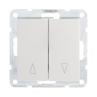 Клавиша LK Studio выключателя 2-кл для жалюзи (белый) LK60 861404K