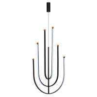 Люстра подвесная Alfa Light F3924-62 BK 70W φ60*H11 0