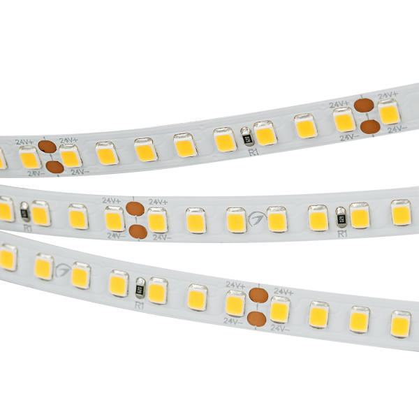 Светодиодная лента Arlight 12W/m 160LED/m 2835SMD теплый белый 5M 024539(2)
