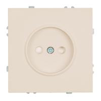 Розетка 1-местная с защитной шторкой (механизм), Stekker, б/з, 250В, 16А Эмили, RST16-5109-08, кашемир, soft touch 49902