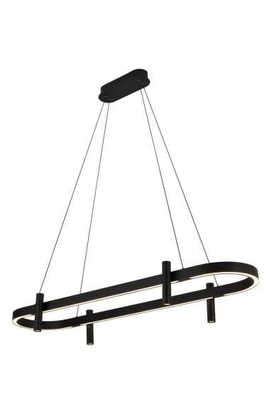 Люстра подвесная Alfa Light F3924-16 black 90W 120*37*H 150