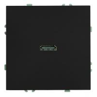 Розетка HDMI 2.0 Type A (механизм), серия Эмили, STEKKER, RST00-5118-05, черный уголь, soft touch 50171