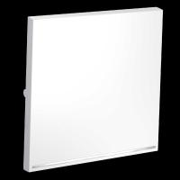 Клавиша для выключателя/переключателя одноклавишного с подсветкой S70 (белый матовый) Voltum VLS000202