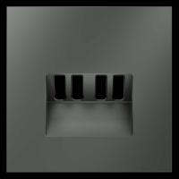 Накладка для розетки акустической 4-местной , S70 (титан) Voltum VLS001506